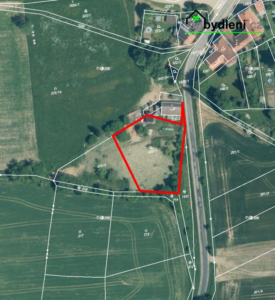 Prodej stavebních pozemků Dražovice u Sušice