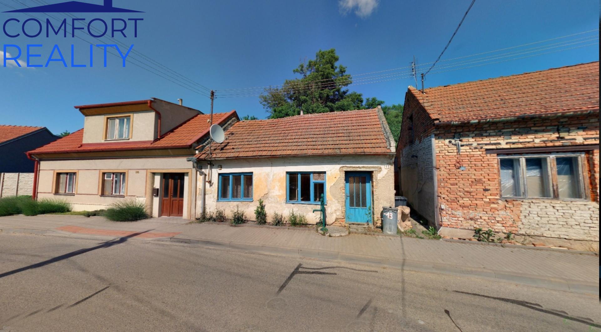 Prodej rodinného domu 1+1, okr. Vyškov, Nemotice