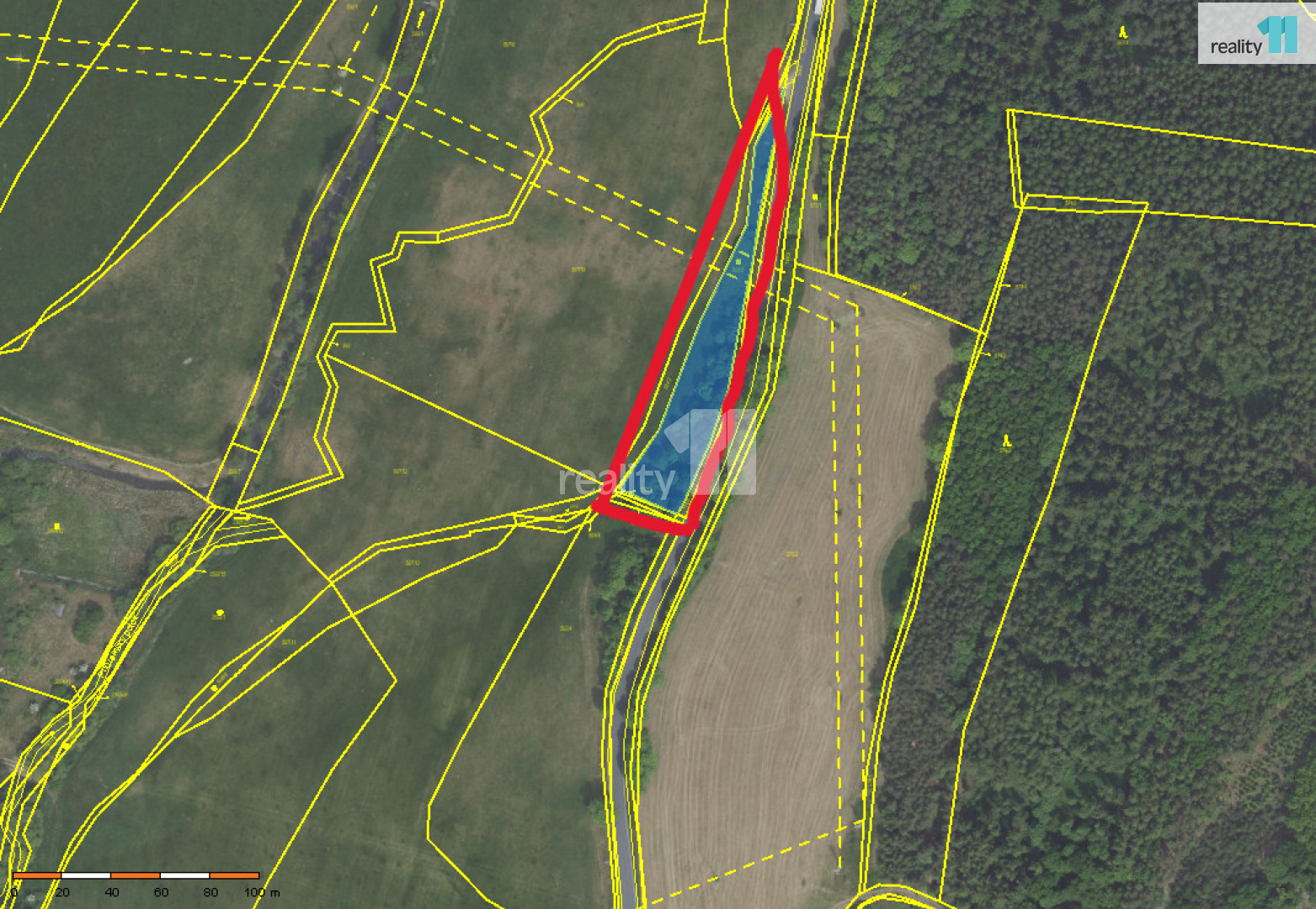 Pronájem pozemku, Zemědělská půda, 2335 m2
