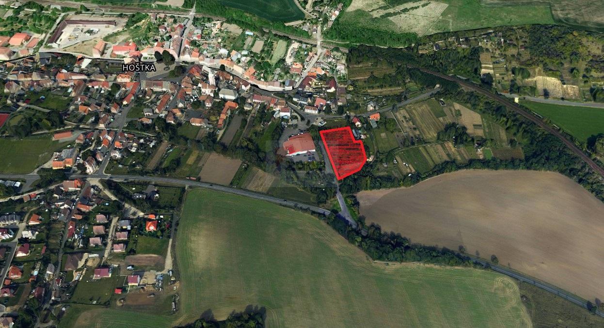 prodej stavebního pozemku 4.959 m2 Hošťka ul. Velešická