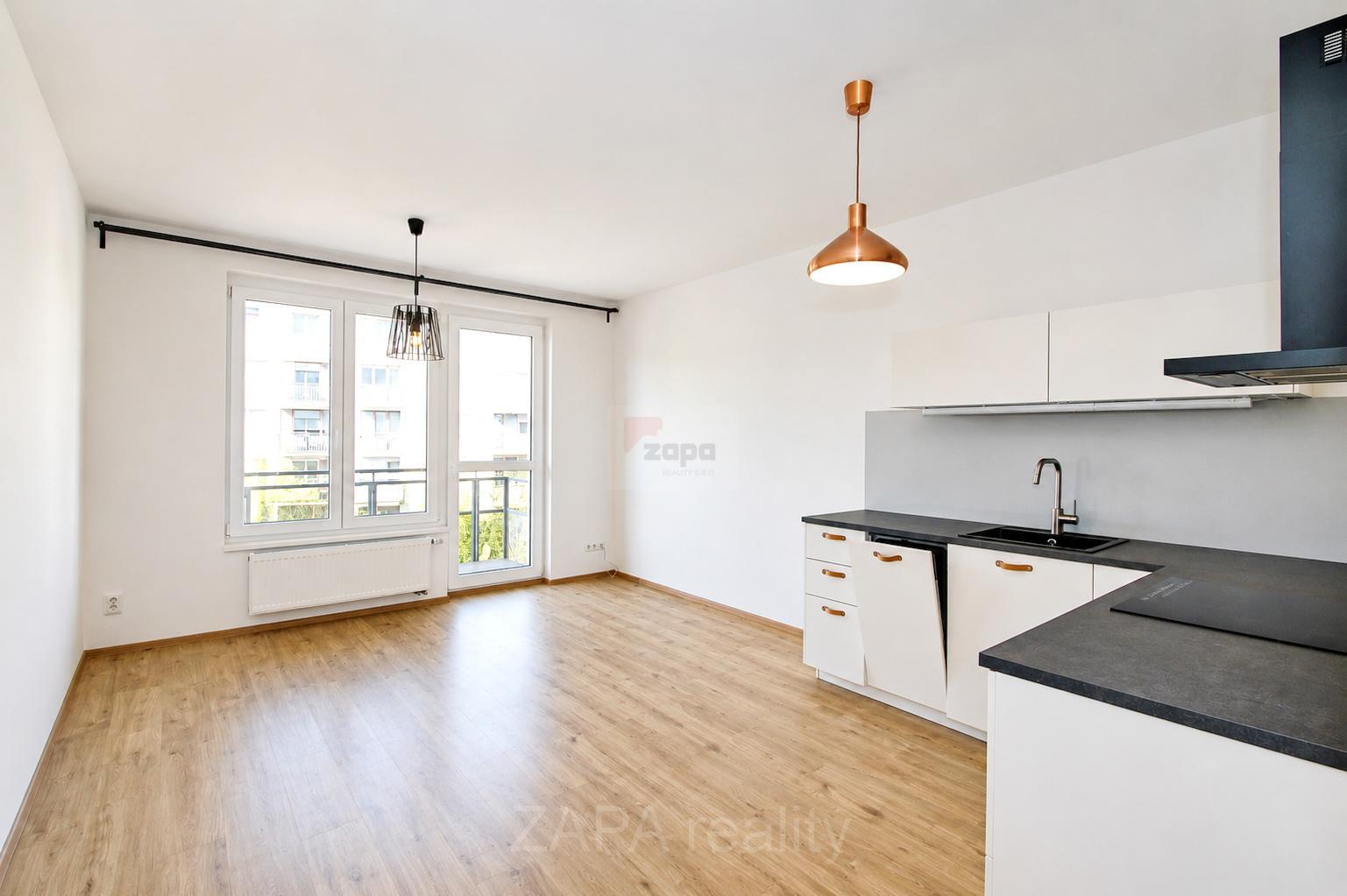 Pronájem bytu 2+kk/B/G 48 m2 v novostavbě, Praha 9 Čakovice, nezařízeno