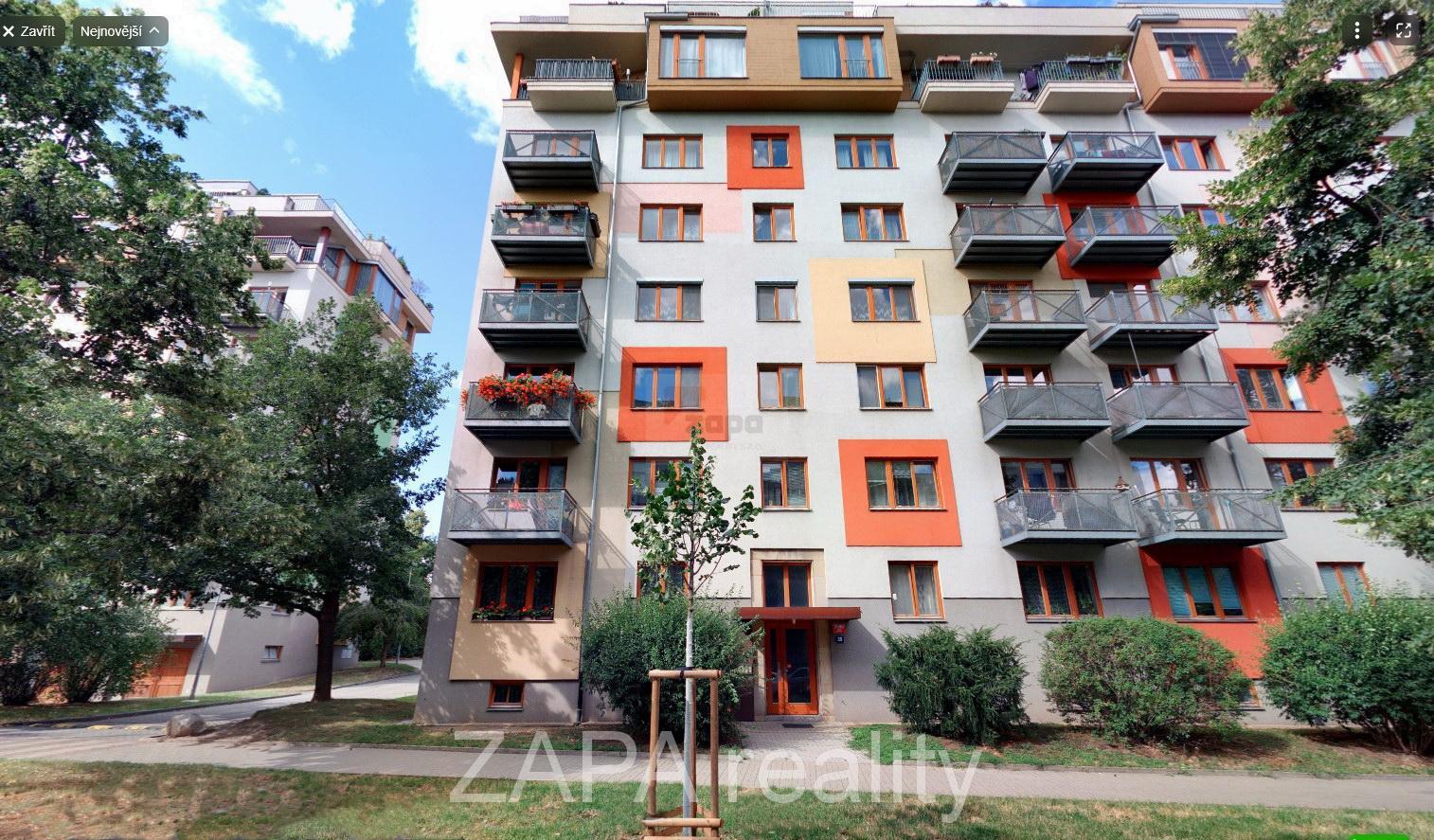 pronájem byt 1+1 34m2 Praha 3-Žižkov ul. Pod Lipami 2. patro cihla nezařízený sklep